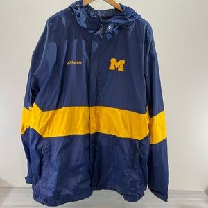 Columbia Michigan Waterproof Hooded Windbreaker